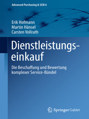 cover image of Dienstleistungseinkauf
